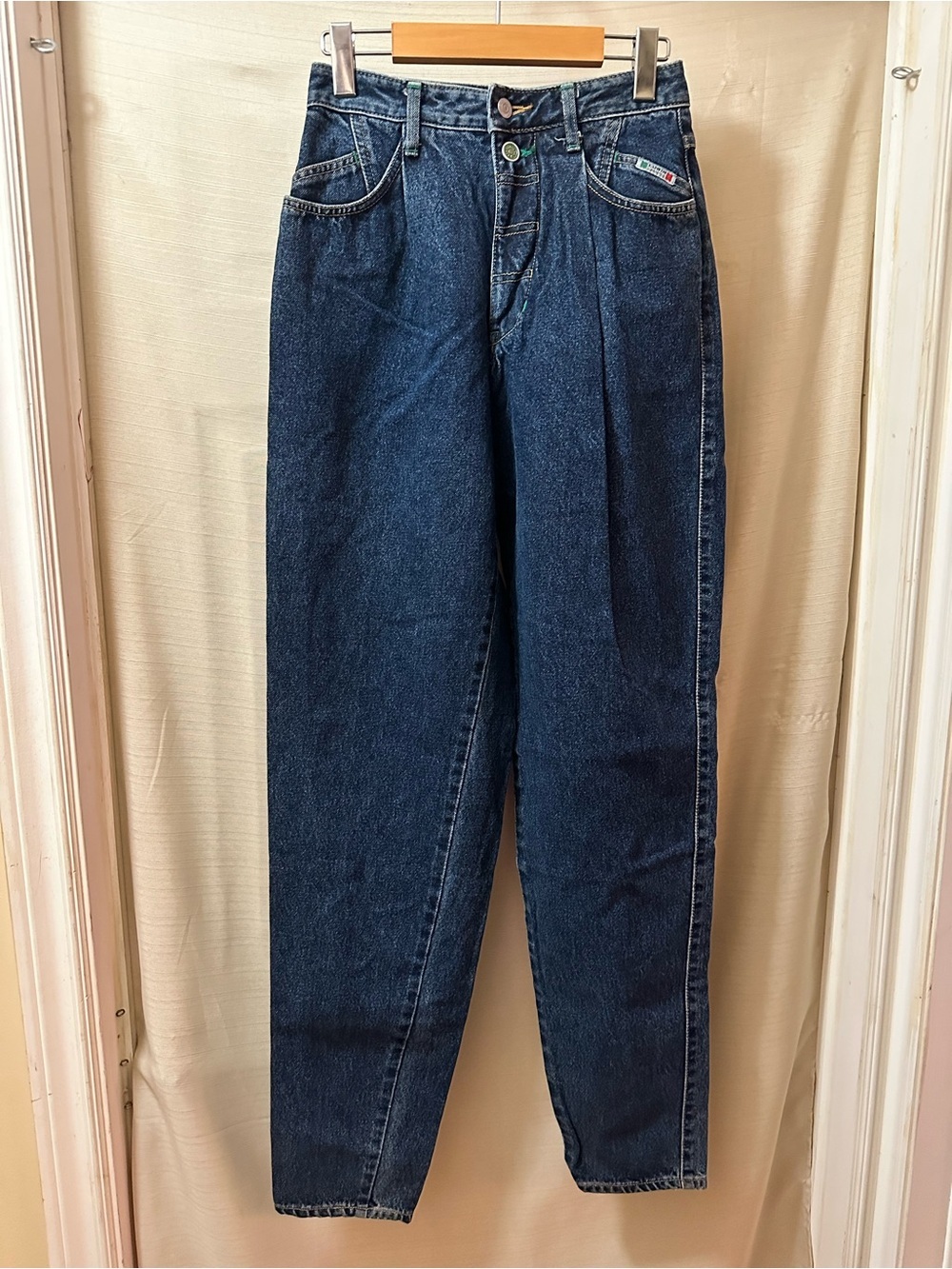 Vintage Edwin Italian Baggy Deadstock Jeans NWT Tapered Mom Women’s Size 28